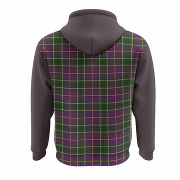 Taylor (Tailyour) Tartan Accent Hoodie with Family Crest