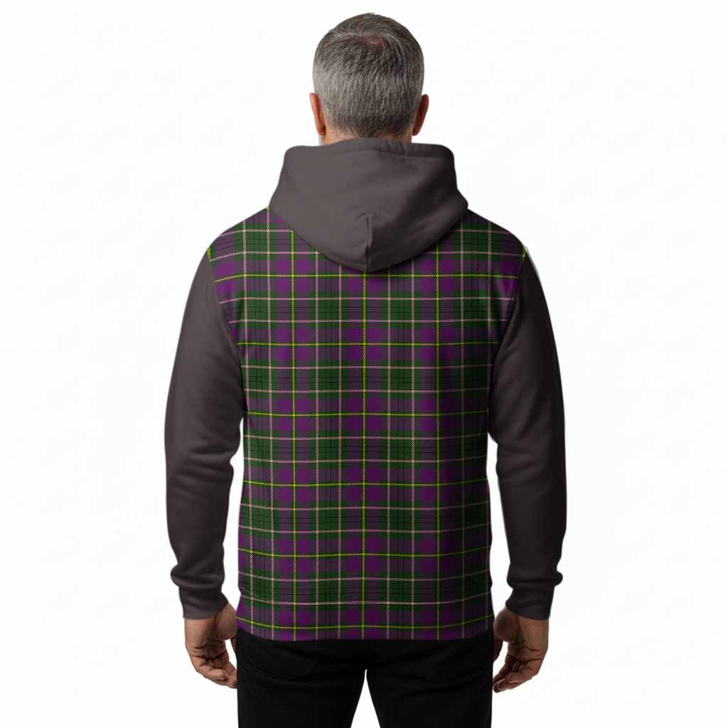 Taylor (Tailyour) Tartan Accent Hoodie with Family Crest