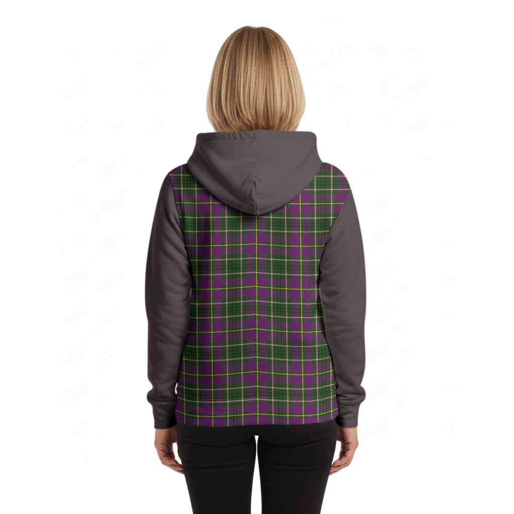 Taylor (Tailyour) Tartan Accent Hoodie with Family Crest