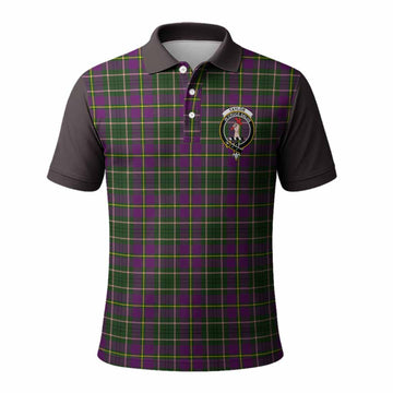 Taylor (Tailyour) Tartan Accent Polo Shirt with Family Crest