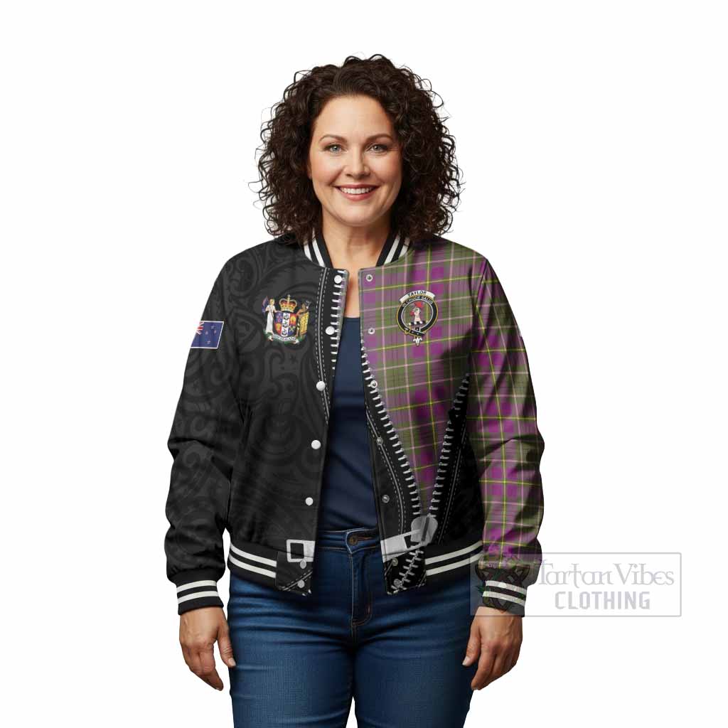 Taylor (Tailyour) Tartan Baseball Jacket New Zealand Pattern Unique Zipper Stylized