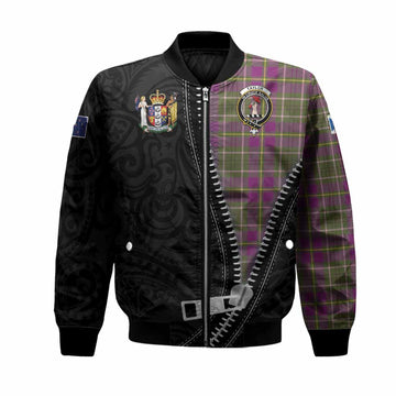 Taylor (Tailyour) Tartan Bomber Jacket New Zealand Pattern Unique Zipper Stylized