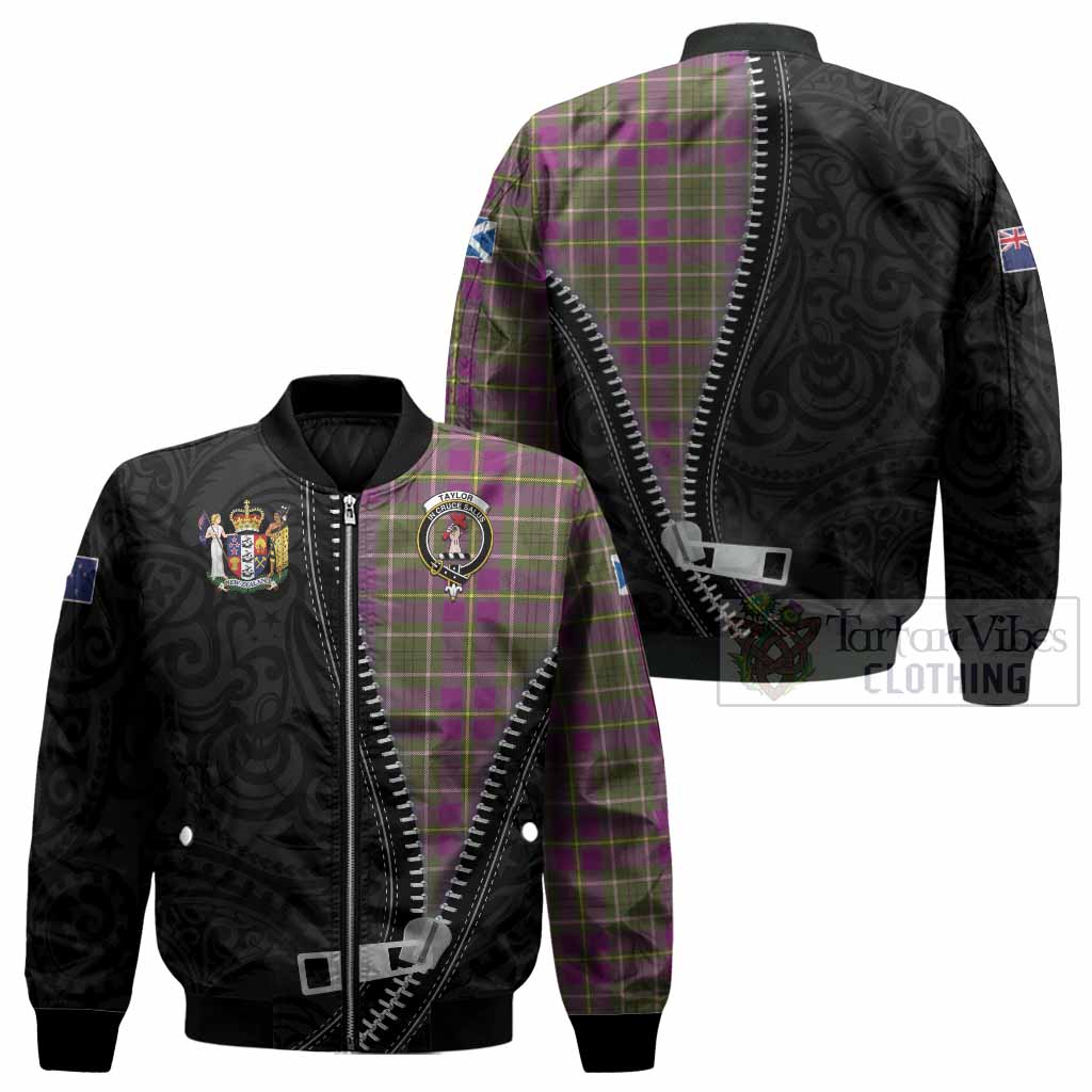 Taylor (Tailyour) Tartan Bomber Jacket New Zealand Pattern Unique Zipper Stylized