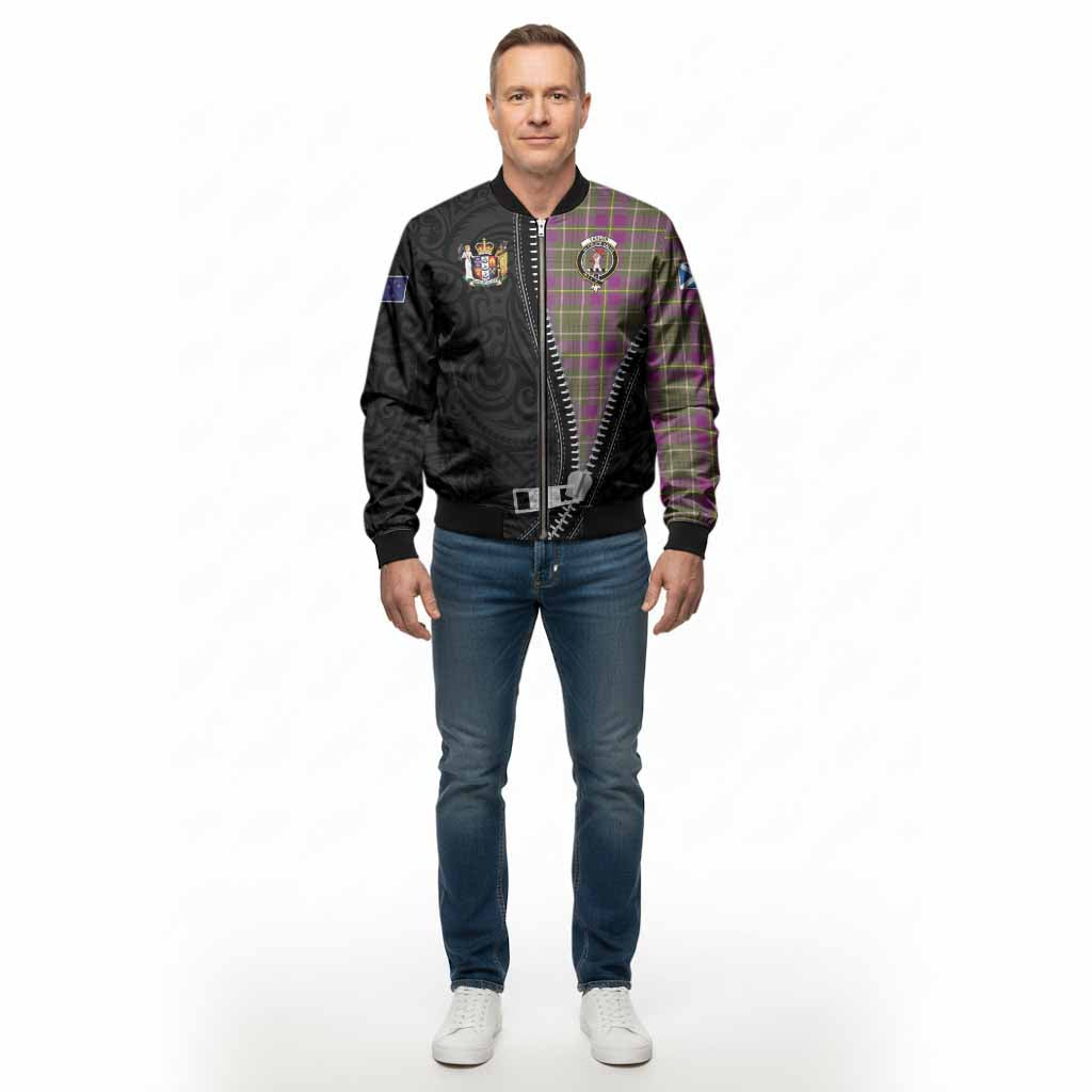 Taylor (Tailyour) Tartan Bomber Jacket New Zealand Pattern Unique Zipper Stylized