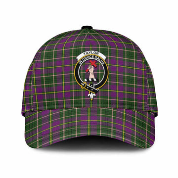 Taylor (Tailyour) Tartan Classic Cap with Family Crest