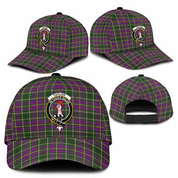 Taylor (Tailyour) Tartan Classic Cap with Family Crest