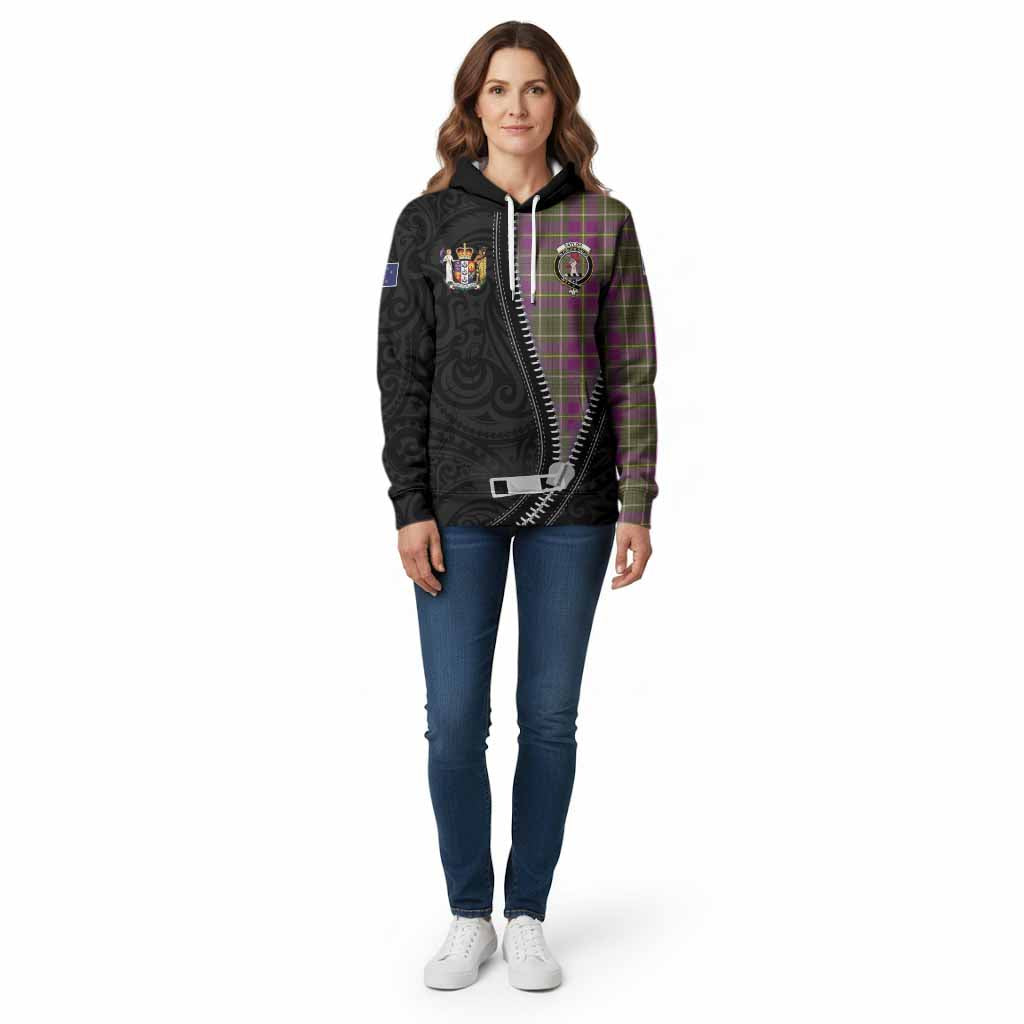 Taylor (Tailyour) Tartan Cotton Hoodie New Zealand Pattern Unique Zipper Stylized