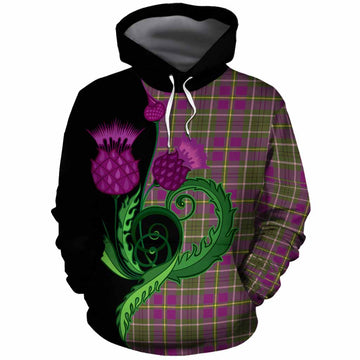Taylor (Tailyour) Tartan Cotton Hoodie Traditional Scottish Thistle