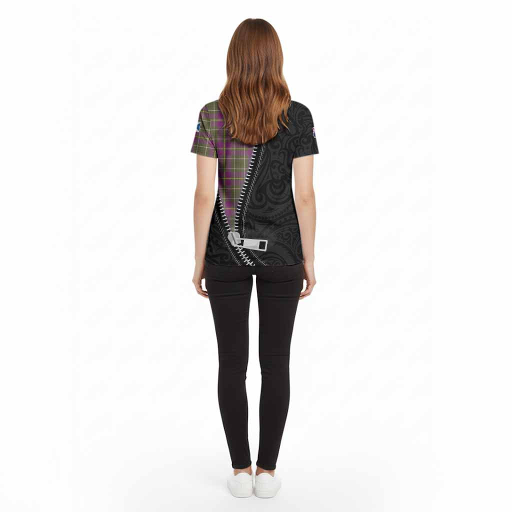 Taylor (Tailyour) Tartan Cotton T-shirt New Zealand Pattern Unique Zipper Stylized