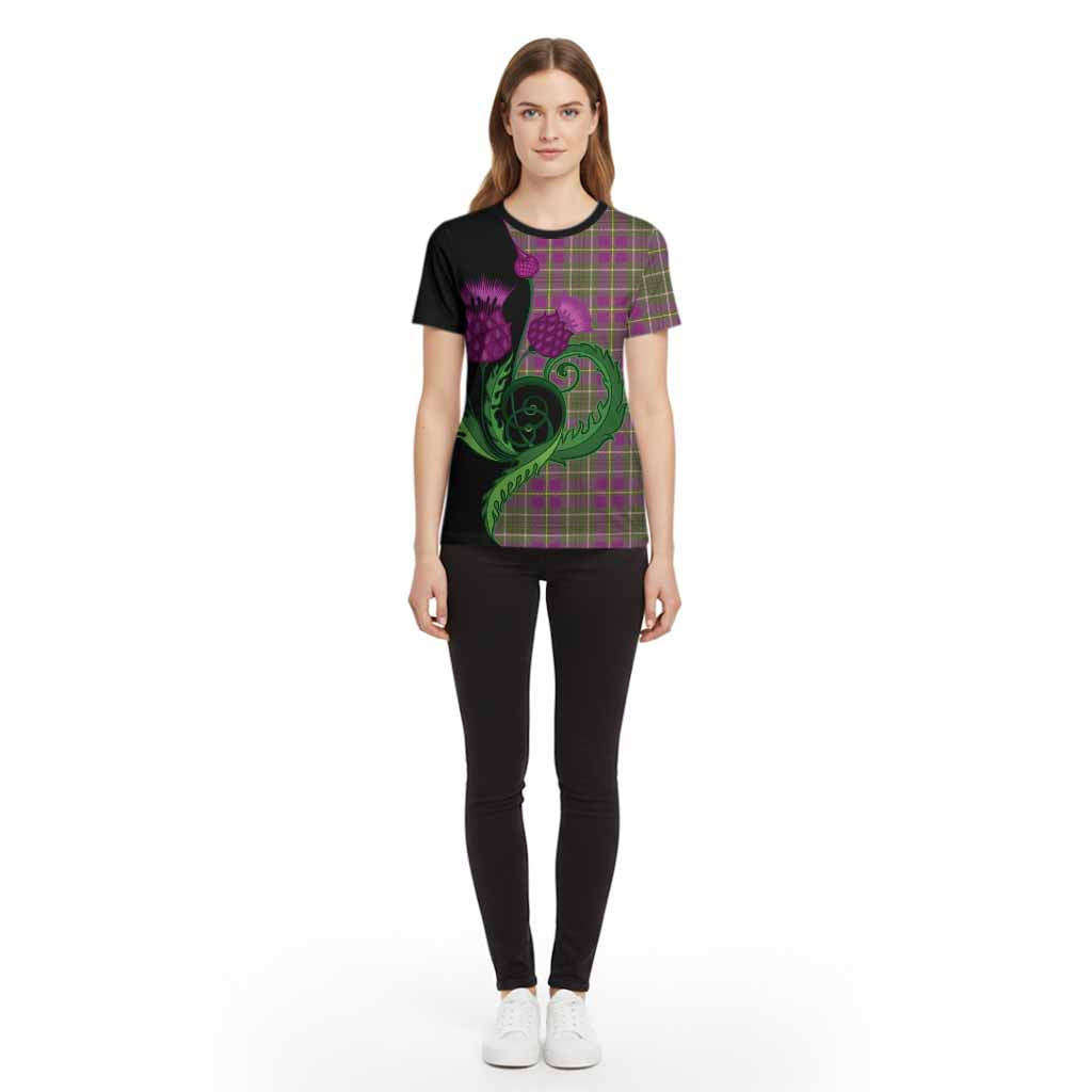 Taylor (Tailyour) Tartan Cotton T-shirt Traditional Scottish Thistle