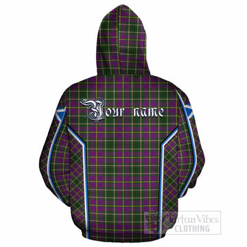 Taylor (Tailyour) Tartan Crest Cotton Hoodie Scotland Coat of Arm Flag Style
