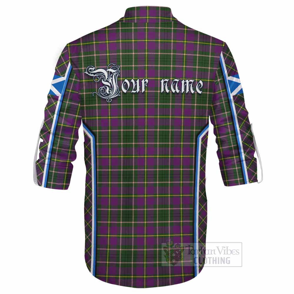 Taylor (Tailyour) Tartan Crest Ghillie Kilt Shirt Scotland Coat of Arm Flag Style - Tartan Vibes Clothing