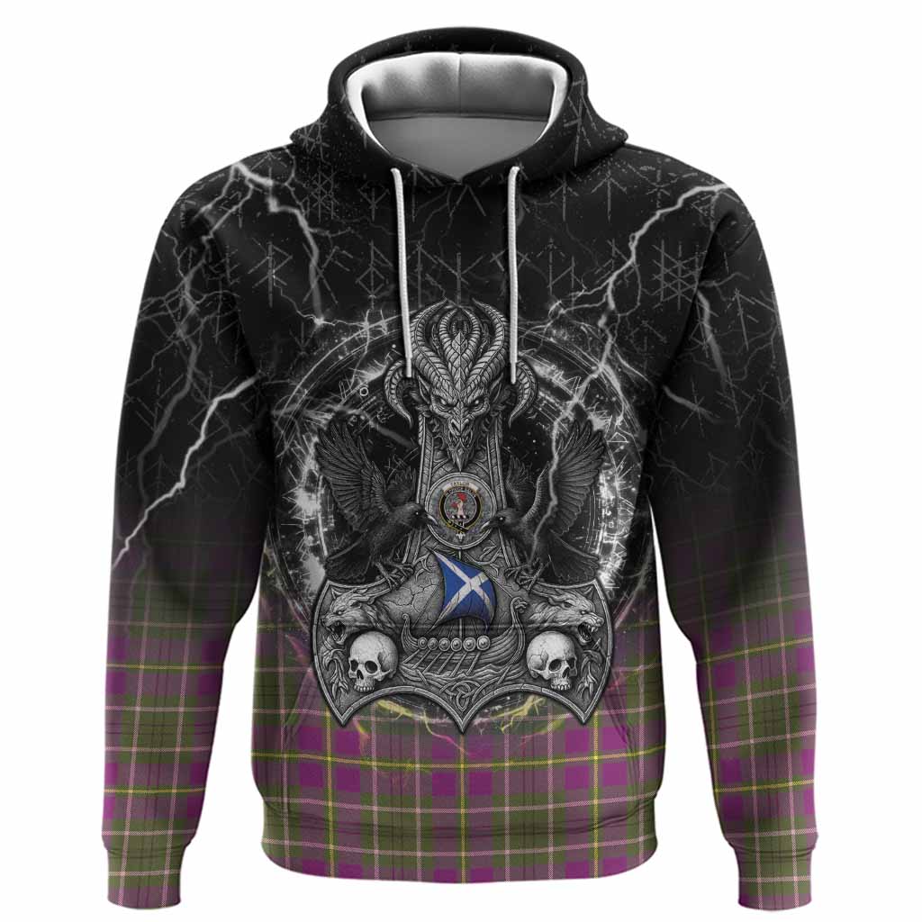Taylor (Tailyour) Tartan Crest Hoodie Celtic Odin's Raven Legacy