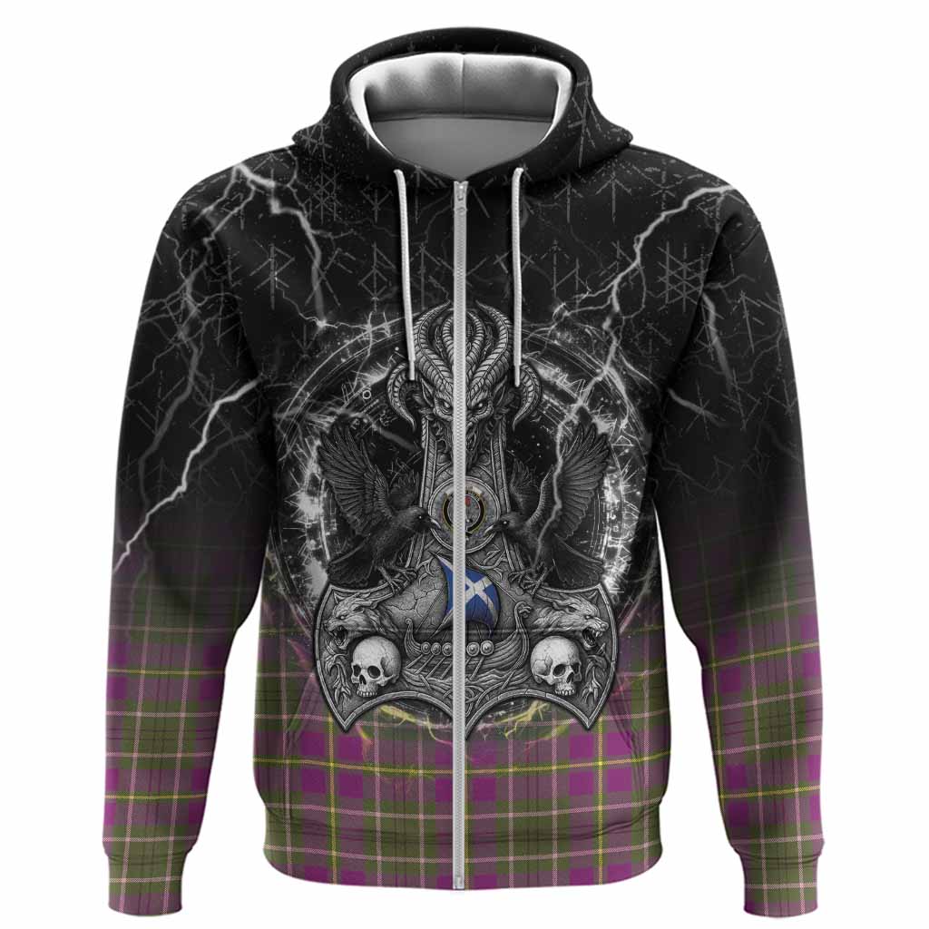 Taylor (Tailyour) Tartan Crest Hoodie Celtic Odin's Raven Legacy