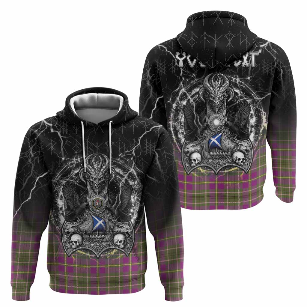 Taylor (Tailyour) Tartan Crest Hoodie Celtic Odin's Raven Legacy