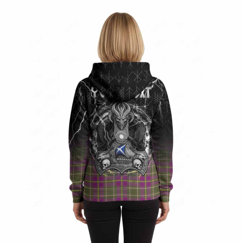 Taylor (Tailyour) Tartan Crest Hoodie Celtic Odin's Raven Legacy