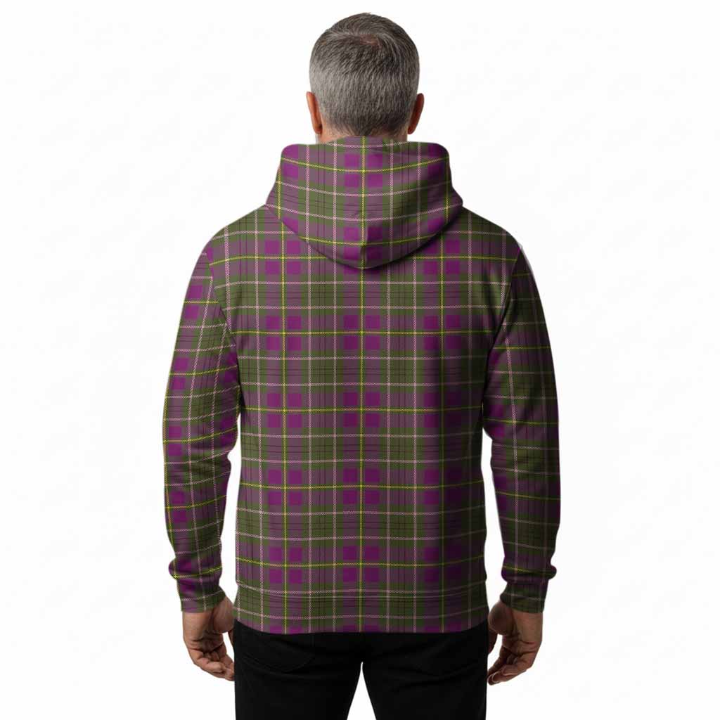 Taylor (Tailyour) Tartan Crest Hoodie Ferocious Lion Style