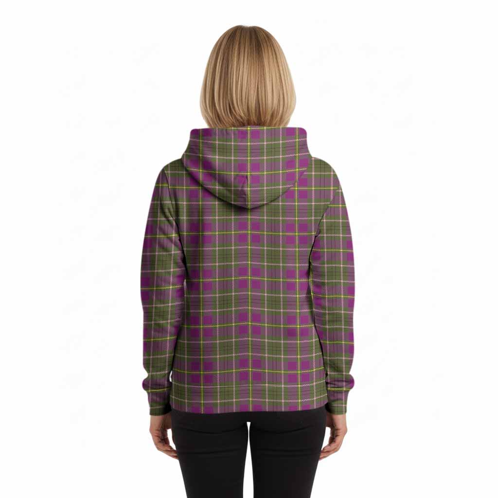 Taylor (Tailyour) Tartan Crest Hoodie Ferocious Lion Style