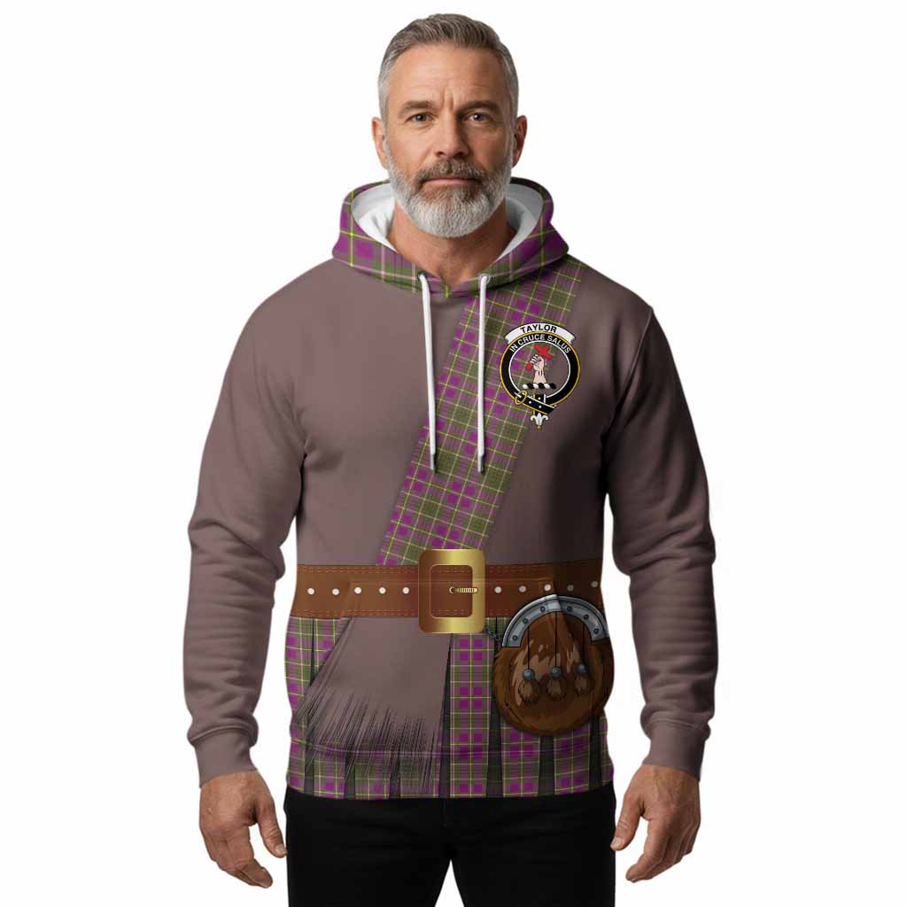 Taylor (Tailyour) Tartan Crest Hoodie Kilt Costume Style