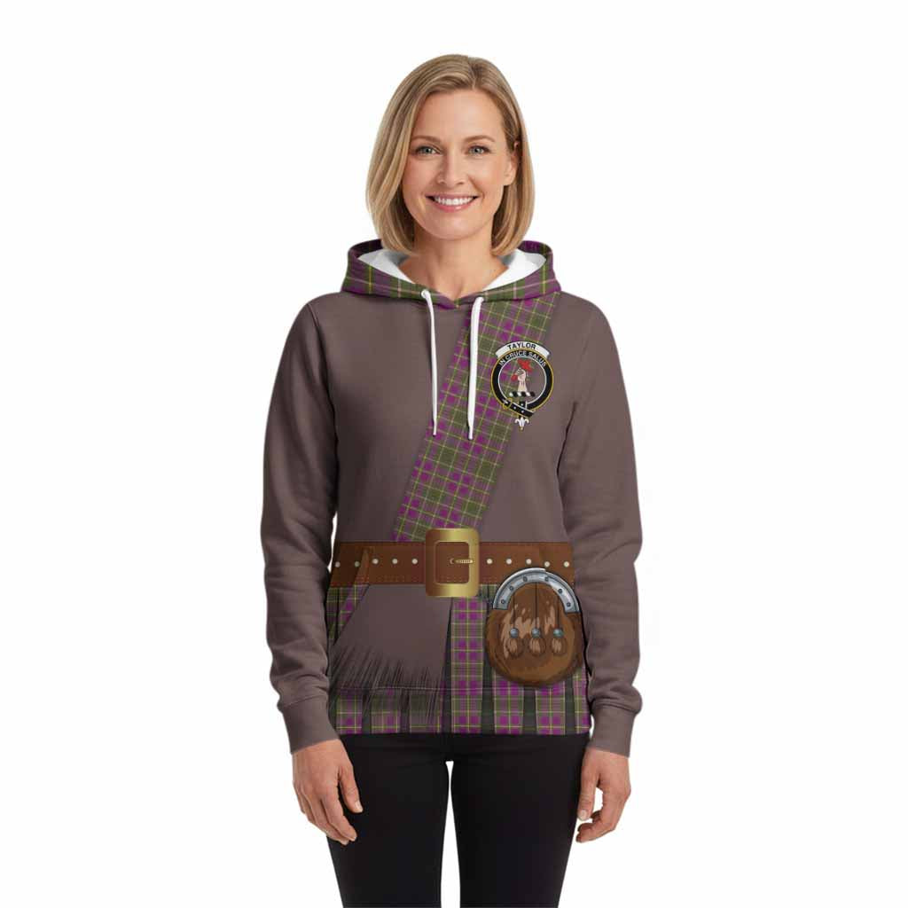 Taylor (Tailyour) Tartan Crest Hoodie Kilt Costume Style