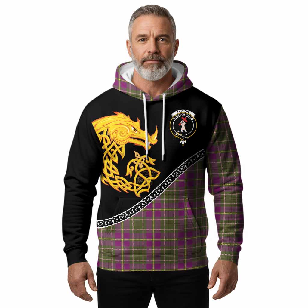 Taylor (Tailyour) Tartan Crest Hoodie Legendary Dragon Knot Half Style