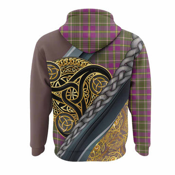Taylor (Tailyour) Tartan Crest Hoodie Scottish Triskele Celtic