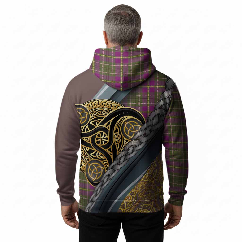 Taylor (Tailyour) Tartan Crest Hoodie Scottish Triskele Celtic