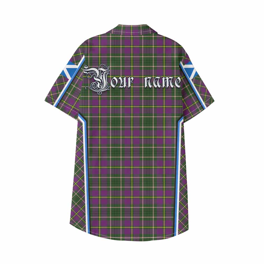 Taylor (Tailyour) Tartan Crest Kid Hawaiian Shirt Scotland Coat of Arm Flag Style - Tartan Vibes Clothing