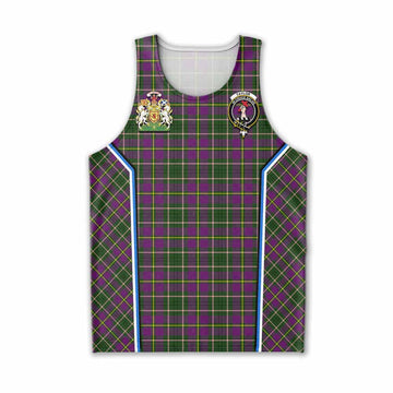Taylor (Tailyour) Tartan Crest Men Tank Top Scotland Coat of Arm Flag Style