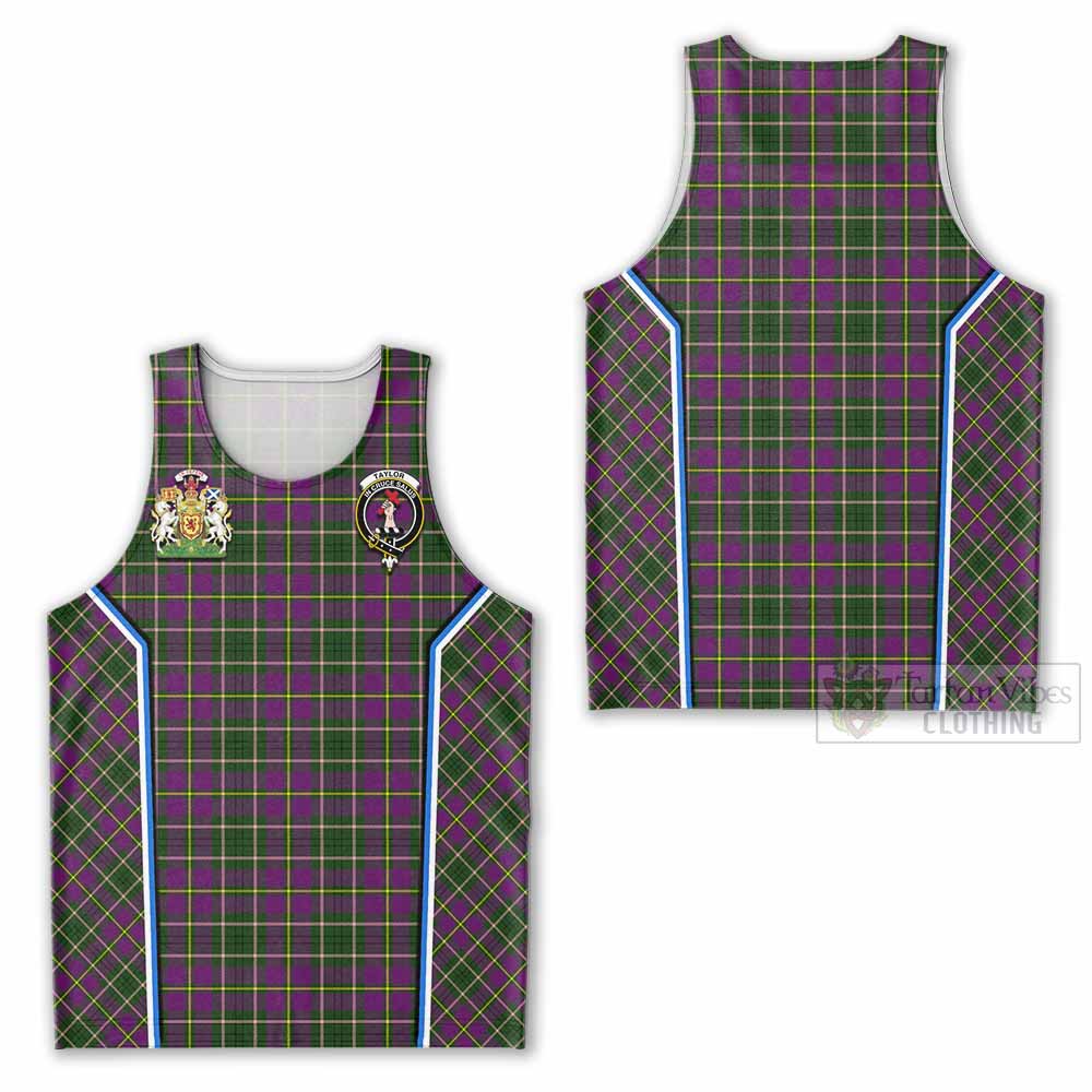 Taylor (Tailyour) Tartan Crest Men Tank Top Scotland Coat of Arm Flag Style - Tartan Vibes Clothing