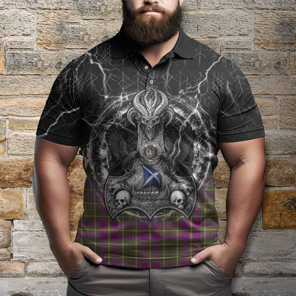 Taylor (Tailyour) Tartan Crest Polo Shirt Celtic Odin's Raven Legacy