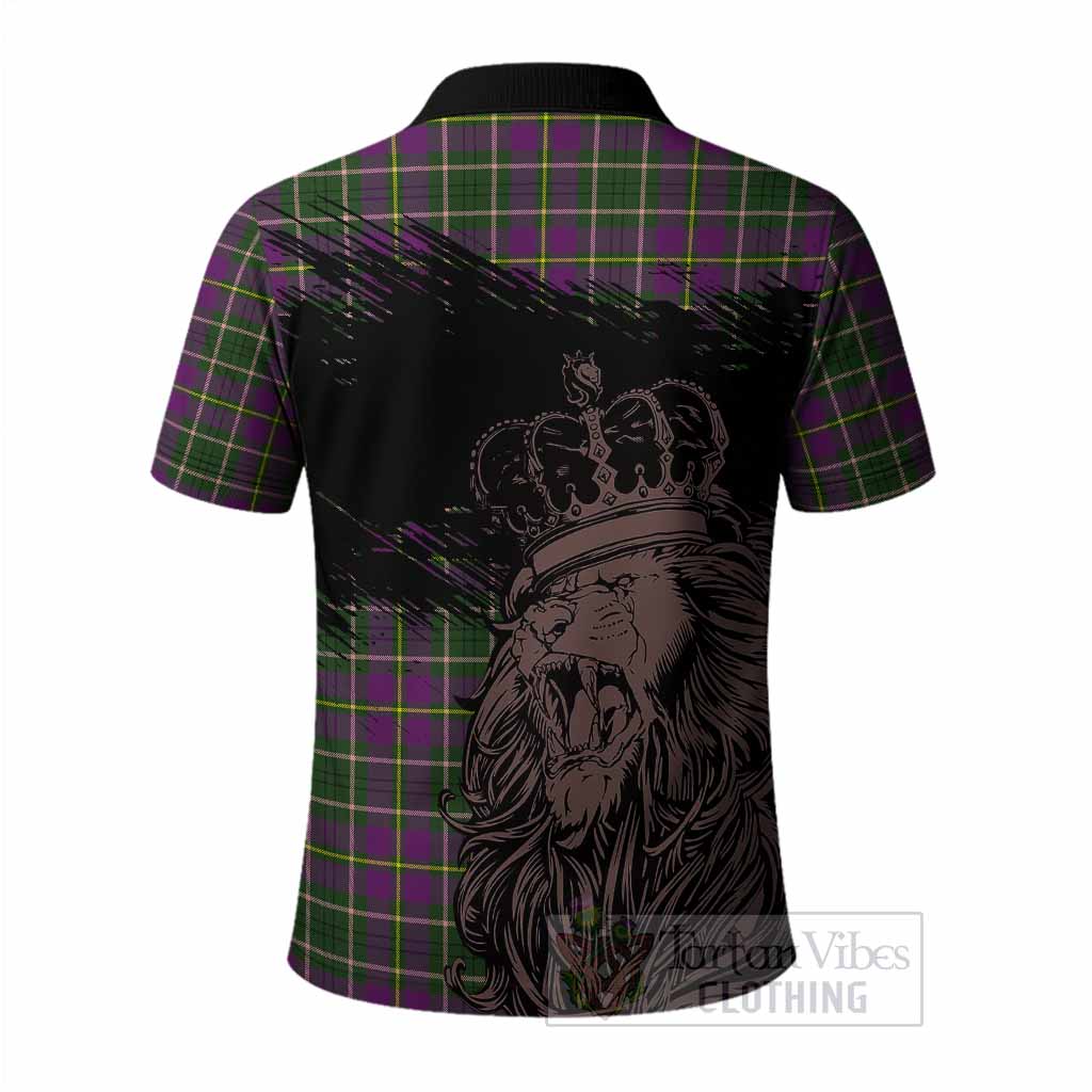 Taylor (Tailyour) Tartan Crest Polo Shirt Crowned Lion Heritage Style