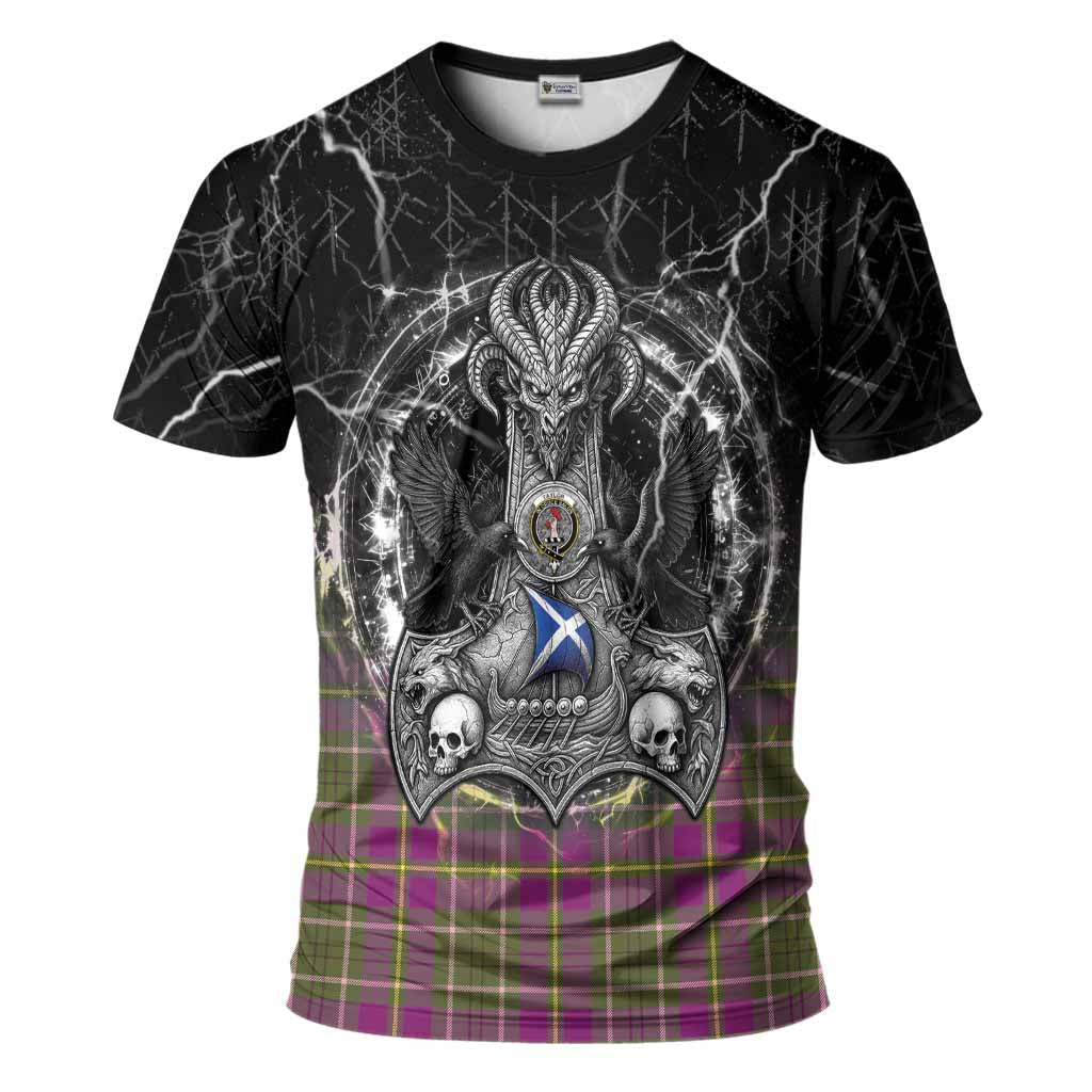 Taylor (Tailyour) Tartan Crest T-Shirt Celtic Odin's Raven Legacy