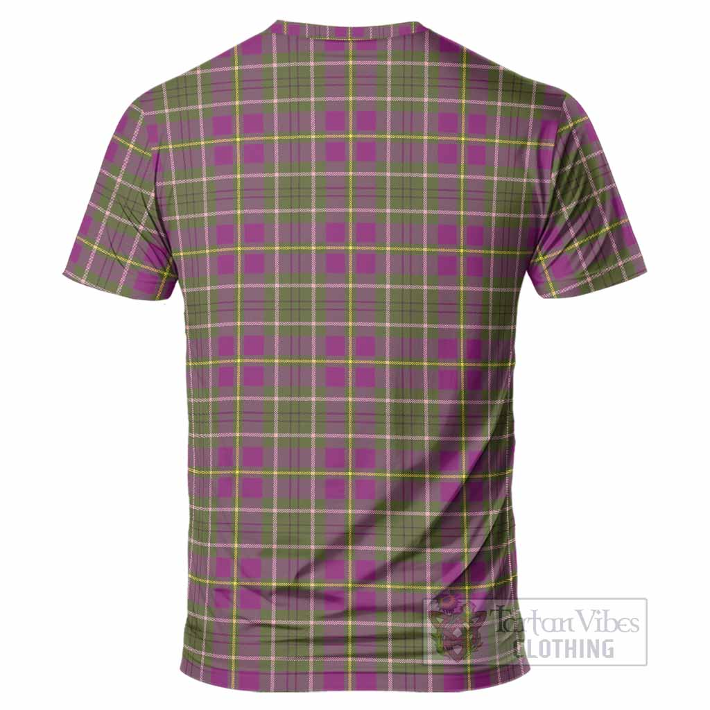 Taylor (Tailyour) Tartan Crest T-Shirt Ferocious Lion Style