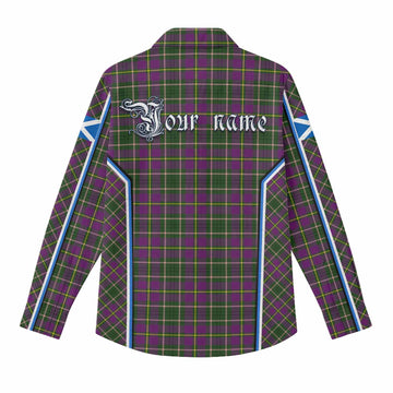 Taylor (Tailyour) Tartan Crest Women Casual Shirt Scotland Coat of Arm Flag Style - Tartan Vibes Clothing