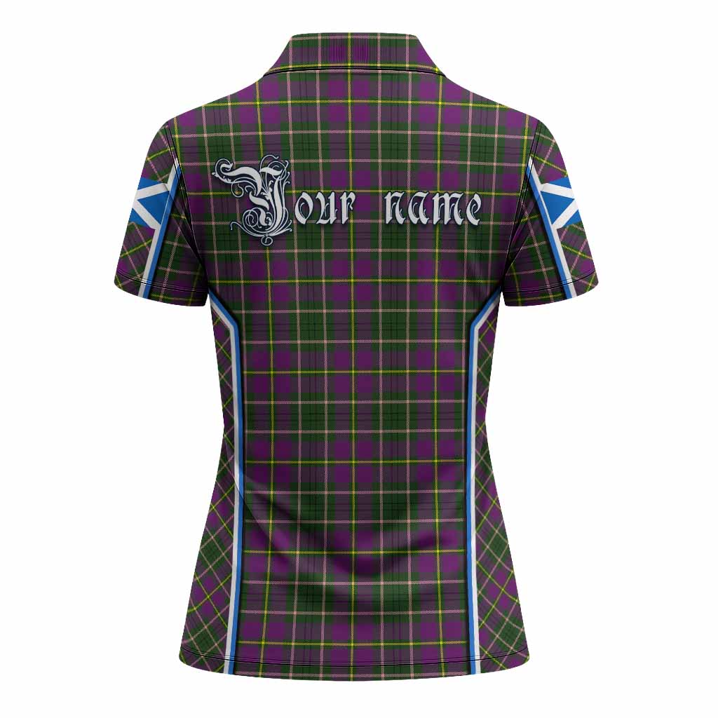 Taylor (Tailyour) Tartan Crest Women's Polo Shirt Scotland Coat of Arm Flag Style - Tartan Vibes Clothing