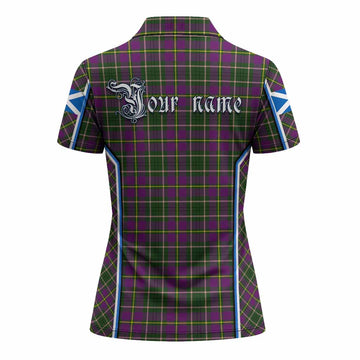 Taylor (Tailyour) Tartan Crest Women's Polo Shirt Scotland Coat of Arm Flag Style - Tartan Vibes Clothing