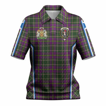 Taylor (Tailyour) Tartan Crest Women’s Polo Sweater Top Scotland Coat of Arm Flag Style