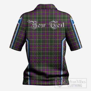 Taylor (Tailyour) Tartan Crest Women’s Polo Sweater Top Scotland Coat of Arm Flag Style