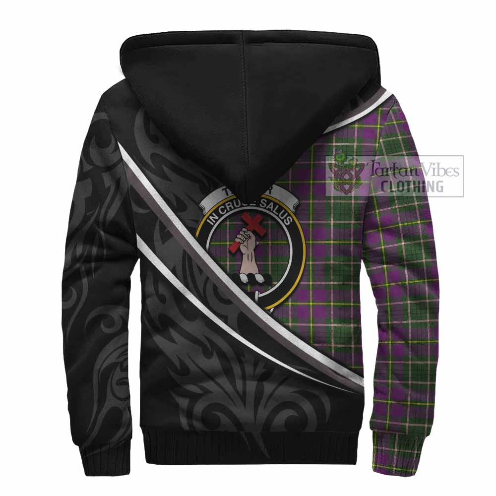 Taylor (Tailyour) Tartan Family Crest Sherpa Hoodie Celtic Scottish Thistle Floral - Tartan Vibes Clothing