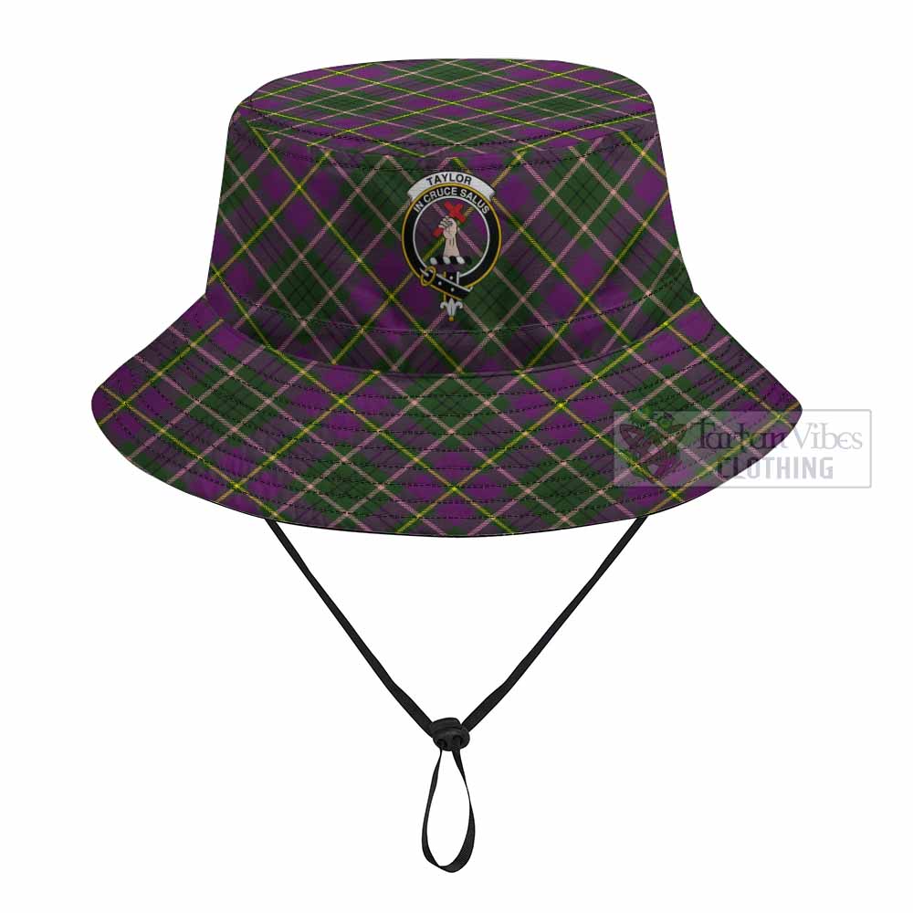 Taylor (Tailyour) Tartan Fishing Hat with Family Crest