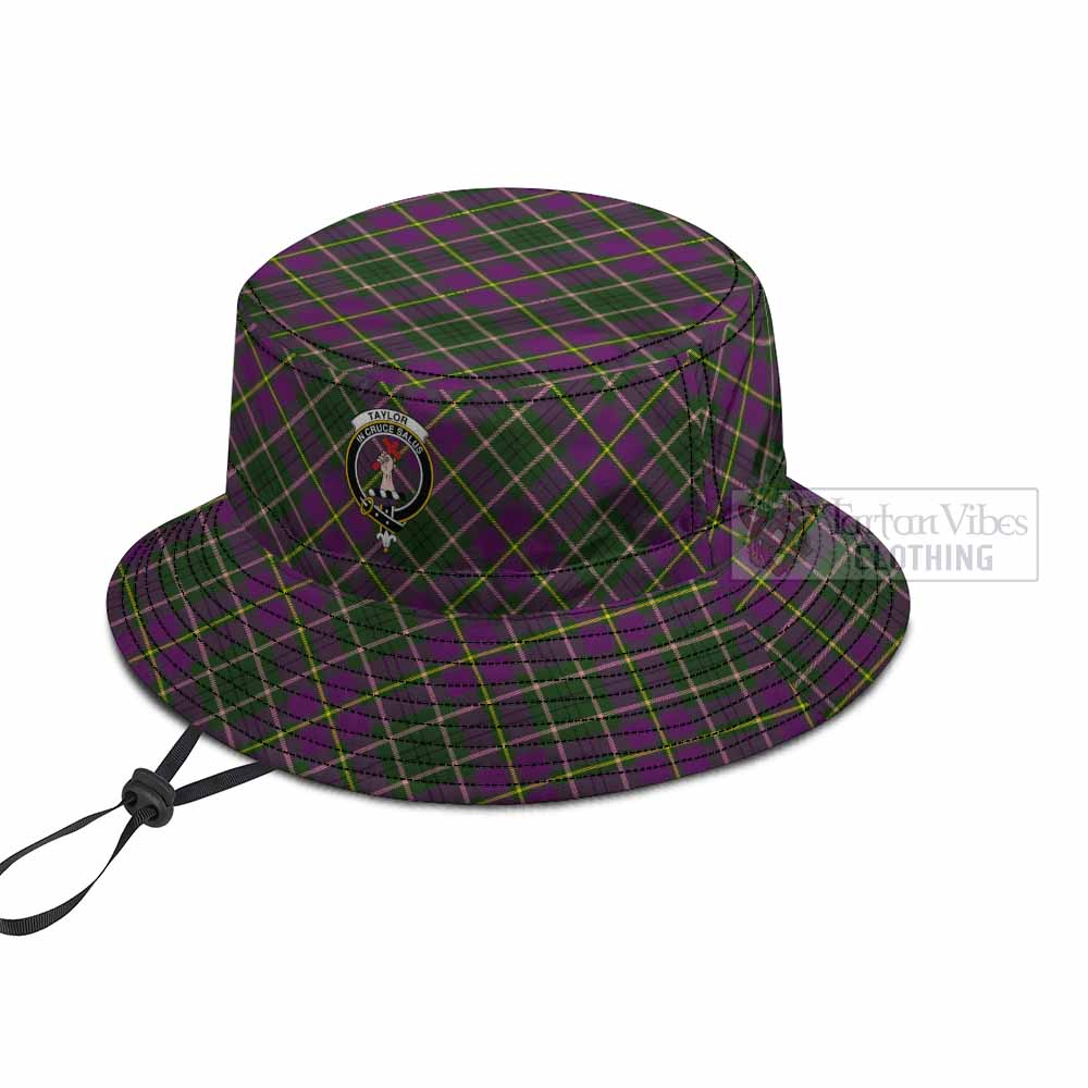 Taylor (Tailyour) Tartan Fishing Hat with Family Crest