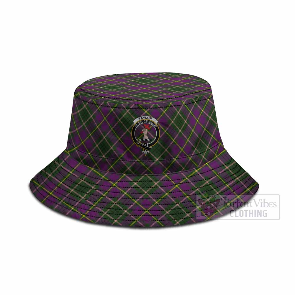 Taylor (Tailyour) Tartan Fishing Hat with Family Crest