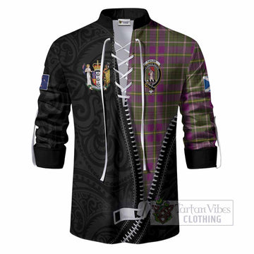 Taylor (Tailyour) Tartan Ghillie Shirt New Zealand Pattern Unique Zipper Stylized