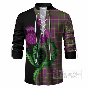 Taylor (Tailyour) Tartan Ghillie Shirt Traditional Scottish Thistle