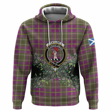 Taylor (Tailyour) Tartan Hoodie Thistle Scottish Spirit