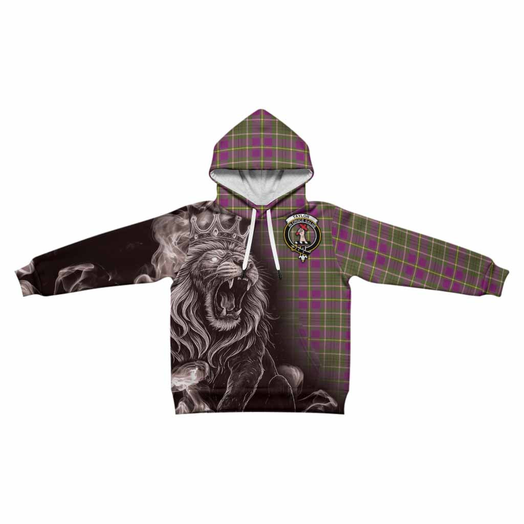 Taylor (Tailyour) Tartan Kid Hoodie Roaring Lion Heritage