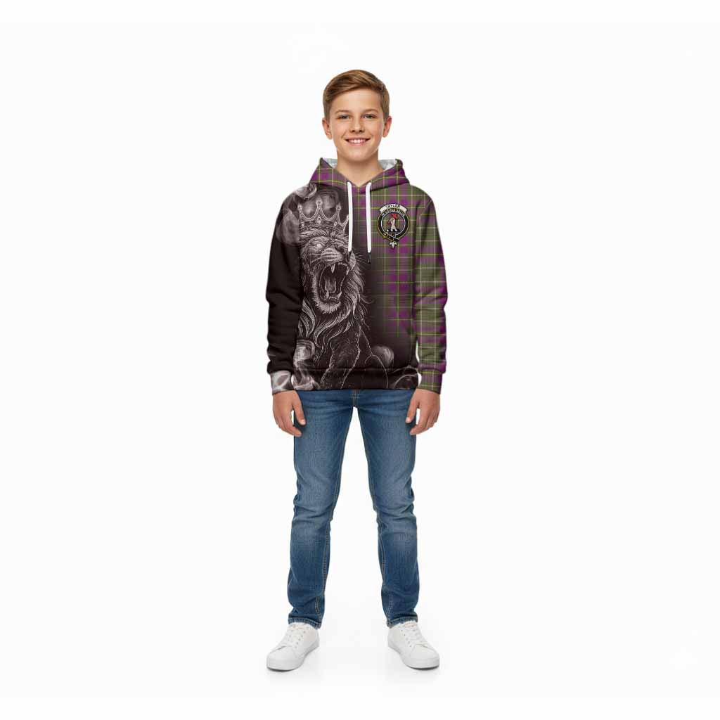 Taylor (Tailyour) Tartan Kid Hoodie Roaring Lion Heritage