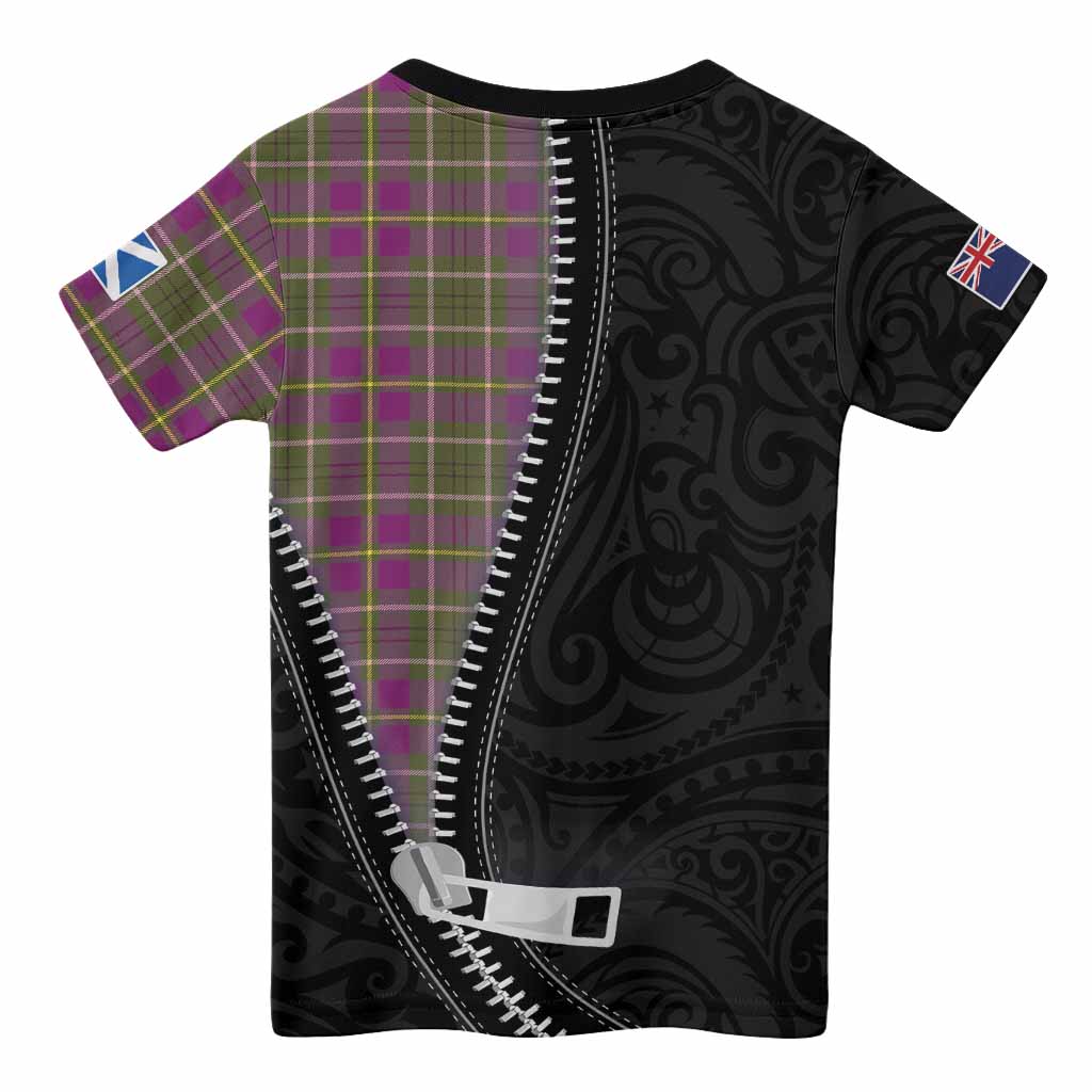 Taylor (Tailyour) Tartan Kid T-shirt New Zealand Pattern Unique Zipper Stylized