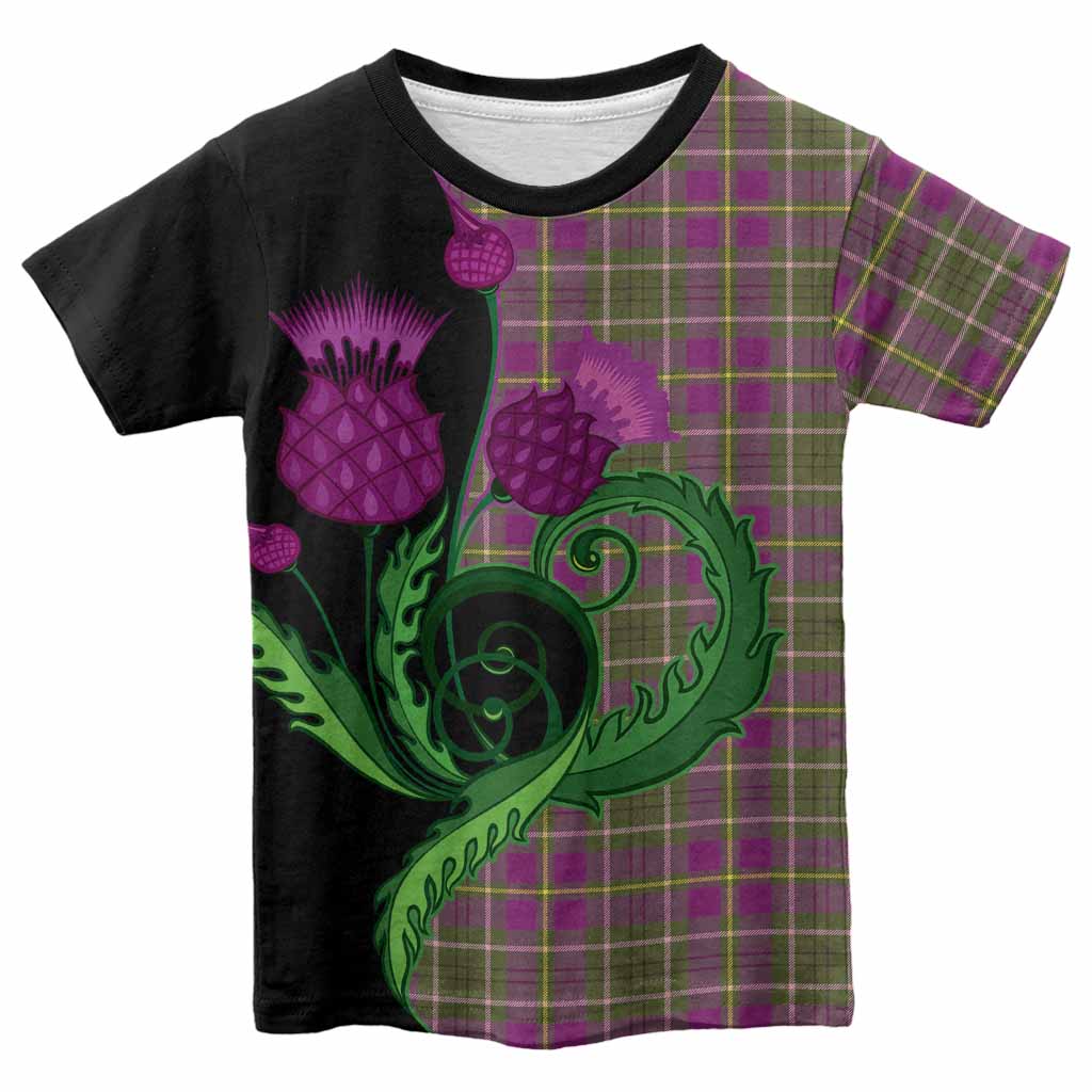 Taylor (Tailyour) Tartan Kid T-shirt Traditional Scottish Thistle